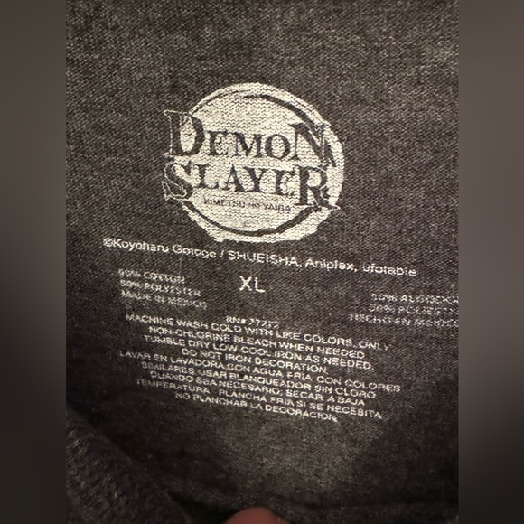 Demon Slayer Anime Tee T Shirt Size XL - Picture 3 of 3
